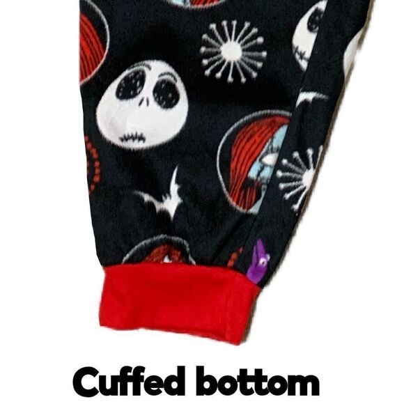 NWT  Disney Jack Skellington Women's and Women's Plus Cuffed Pajama 2x B… - Picture 5 of 12